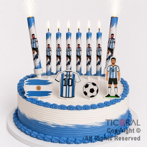 KIT DECO TORTA ARGENTINA (12 UNIDADES)